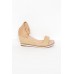 Till Beige Espadrille Wedge