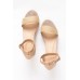 Till Beige Espadrille Wedge